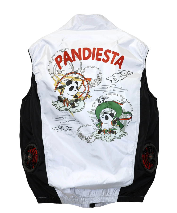 PANDIESTA(パンディエスタ) |SB Pandiesta 熊猫風雷神 空調冷風服 ナイロンベスト(526021 MENS/WOMENS）