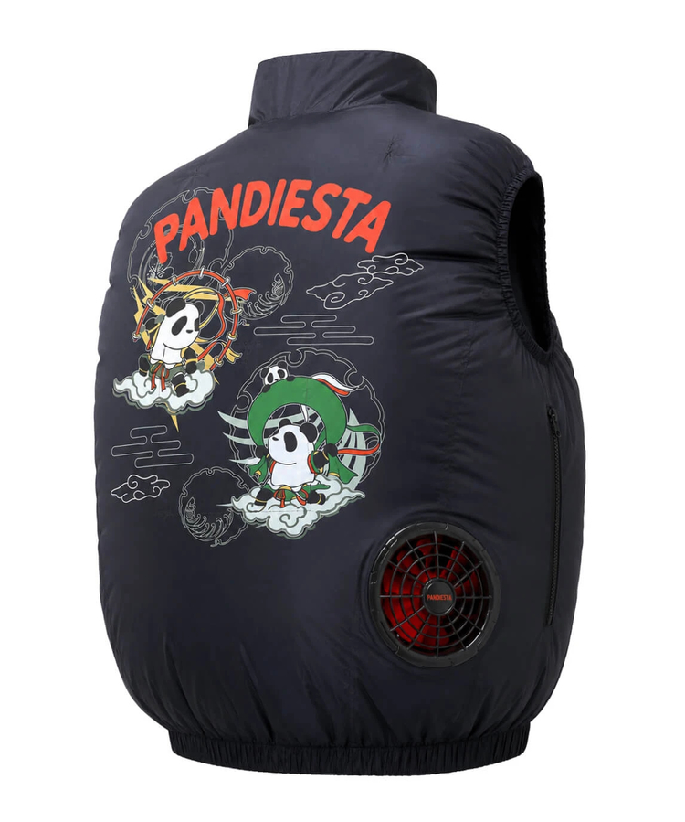 PANDIESTA(パンディエスタ) |SB Pandiesta 熊猫風雷神 空調冷風服 ナイロンベスト(526021 MENS/WOMENS）