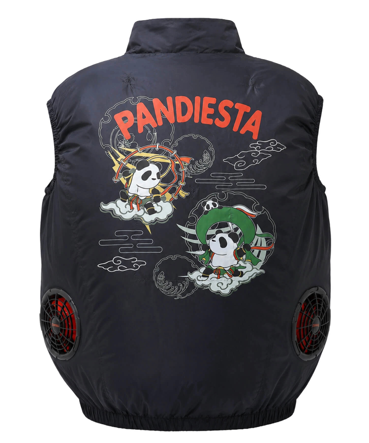 PANDIESTA(パンディエスタ) |SB Pandiesta 熊猫風雷神 空調冷風服 ナイロンベスト(526021 MENS/WOMENS）