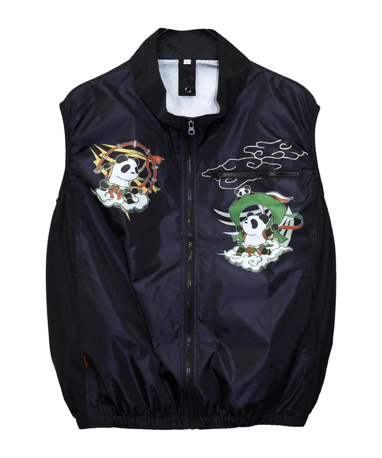 PANDIESTA(パンディエスタ) |SB Pandiesta 熊猫風雷神 空調冷風服 ナイロンベスト(526021 MENS/WOMENS）