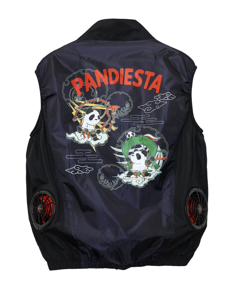 PANDIESTA(パンディエスタ) |SB Pandiesta 熊猫風雷神 空調冷風服 ナイロンベスト(526021 MENS/WOMENS）