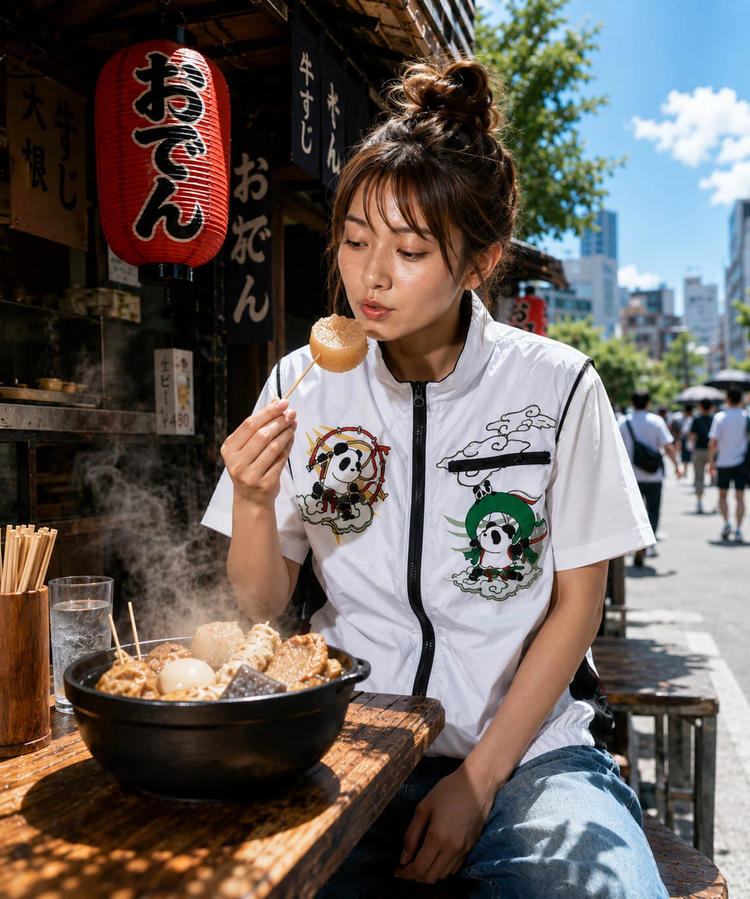 PANDIESTA(パンディエスタ) |SB Pandiesta 熊猫風雷神 空調冷風服 ナイロンベスト(526021 MENS/WOMENS）