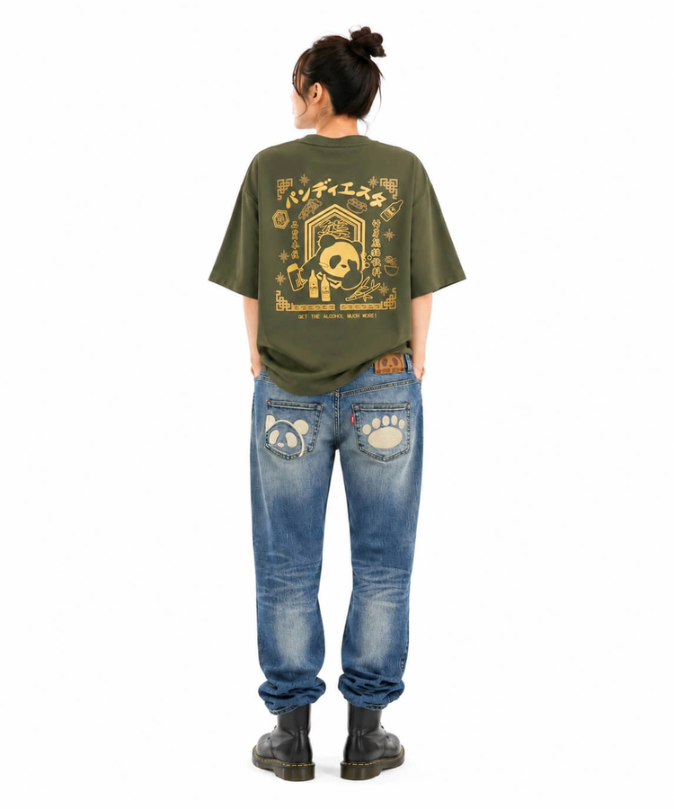 PANDIESTA(パンディエスタ) |SB PANDIESTA へべれけパンダ ドライメッシュTee (526877 MENS/WOMENS)
