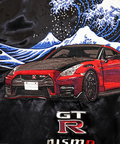 PANDIESTA(パンディエスタ) |SB NISSAN 錦nishiki NISSAN GT-R NISMO R35型 リバーシブル スカジャン (526864 MENS/WOMENS)