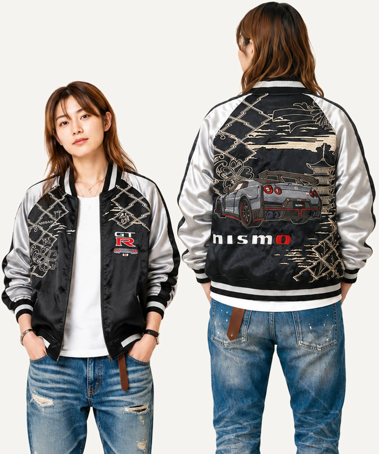 PANDIESTA(パンディエスタ) |SB NISSAN 錦nishiki NISSAN GT-R NISMO R35型 リバーシブル スカジャン (526864 MENS/WOMENS)
