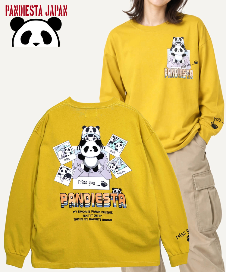 SB PANDIESTA PDJ GIRL with PANDA L/S Tシャツ(536604 MENS/WOMENS