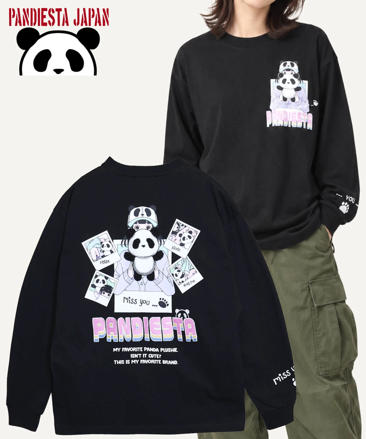 SB PANDIESTA PDJ GIRL with PANDA L/S Tシャツ(536604 MENS/WOMENS