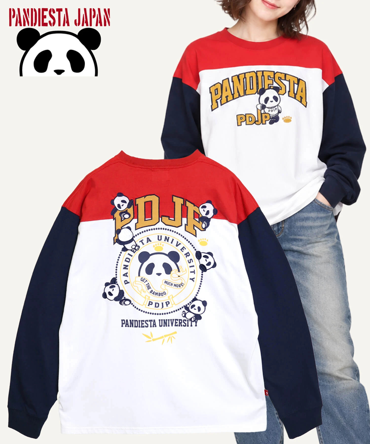 SB PANDIESTA パンダ ユニバーシティ L/S Tシャツ(536854 MENS/WOMENS