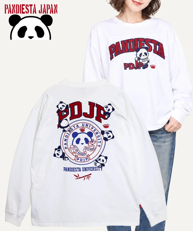 SB PANDIESTA パンダ ユニバーシティ L/S Tシャツ(536854 MENS/WOMENS