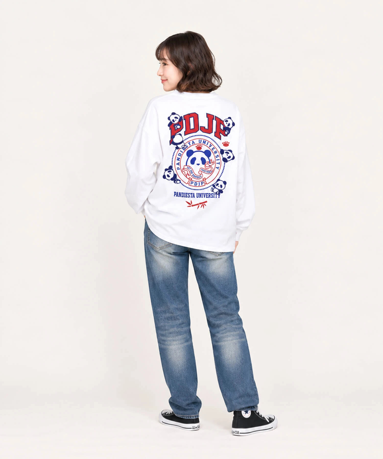 SB PANDIESTA パンダ ユニバーシティ L/S Tシャツ(536854 MENS/WOMENS