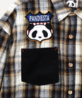 PANDIESTA(パンディエスタ) |SB PANDIESTA 空中遊覧空の旅 パンダ ネルチェック シャツ(536208 MENS/WOMENS）