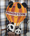 PANDIESTA(パンディエスタ) |SB PANDIESTA 空中遊覧空の旅 パンダ ネルチェック シャツ(536208 MENS/WOMENS）
