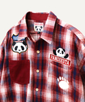 PANDIESTA(パンディエスタ) |SB PANDIESTA 空中遊覧空の旅 パンダ ネルチェック シャツ(536208 MENS/WOMENS）