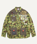 PANDIESTA(パンディエスタ) |SB PANDIESTA カモフラパンダ ミリタリー シャツ ジャケット(536209 MENS/WOMENS）