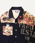 PANDIESTA(パンディエスタ) |SB PANDIESTA カモフラパンダ ミリタリー シャツ ジャケット(536209 MENS/WOMENS）