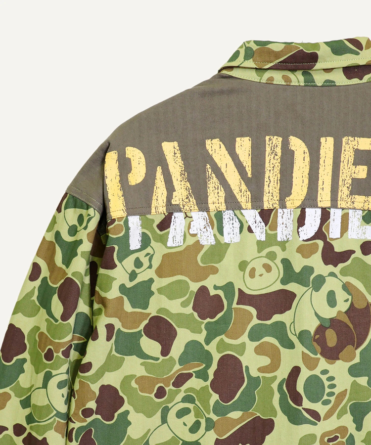 PANDIESTA(パンディエスタ) |SB PANDIESTA カモフラパンダ ミリタリー シャツ ジャケット(536209 MENS/WOMENS）
