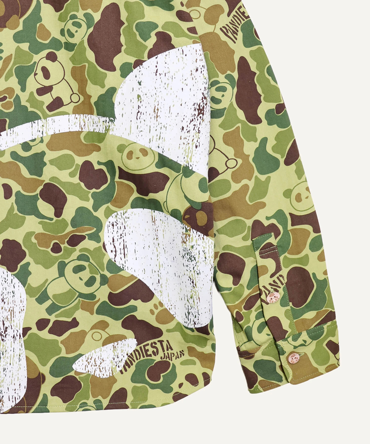 PANDIESTA(パンディエスタ) |SB PANDIESTA カモフラパンダ ミリタリー シャツ ジャケット(536209 MENS/WOMENS）