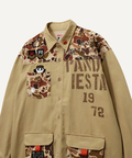 PANDIESTA(パンディエスタ) |SB PANDIESTA カモフラパンダ ミリタリー シャツ ジャケット(536209 MENS/WOMENS）