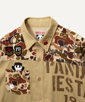 PANDIESTA(パンディエスタ) |SB PANDIESTA カモフラパンダ ミリタリー シャツ ジャケット(536209 MENS/WOMENS）