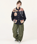 PANDIESTA(パンディエスタ) |SB PANDIESTA カモフラパンダ ミリタリー シャツ ジャケット(536209 MENS/WOMENS）