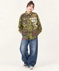PANDIESTA(パンディエスタ) |SB PANDIESTA カモフラパンダ ミリタリー シャツ ジャケット(536209 MENS/WOMENS）