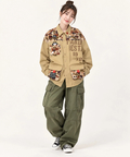 PANDIESTA(パンディエスタ) |SB PANDIESTA カモフラパンダ ミリタリー シャツ ジャケット(536209 MENS/WOMENS）