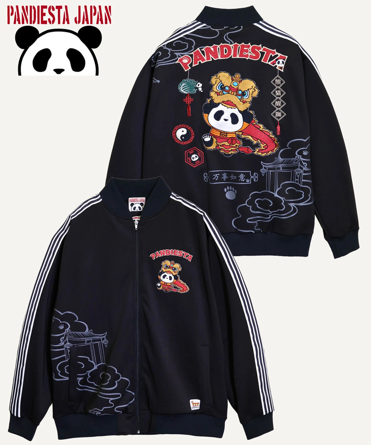 PANDIESTA(パンディエスタ) |SB PANDIESTA オリエンタル獅子 パンダ ライン ジャージ ブルゾン(536206 MENS/WOMENS）
