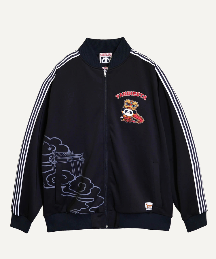 PANDIESTA(パンディエスタ) |SB PANDIESTA オリエンタル獅子 パンダ ライン ジャージ ブルゾン(536206 MENS/WOMENS）
