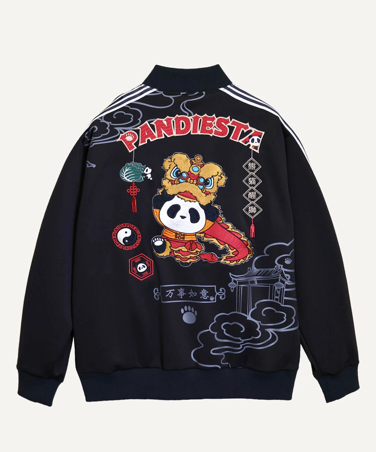 PANDIESTA(パンディエスタ) |SB PANDIESTA オリエンタル獅子 パンダ ライン ジャージ ブルゾン(536206 MENS/WOMENS）
