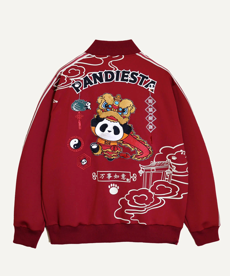 PANDIESTA(パンディエスタ) |SB PANDIESTA オリエンタル獅子 パンダ ライン ジャージ ブルゾン(536206 MENS/WOMENS）