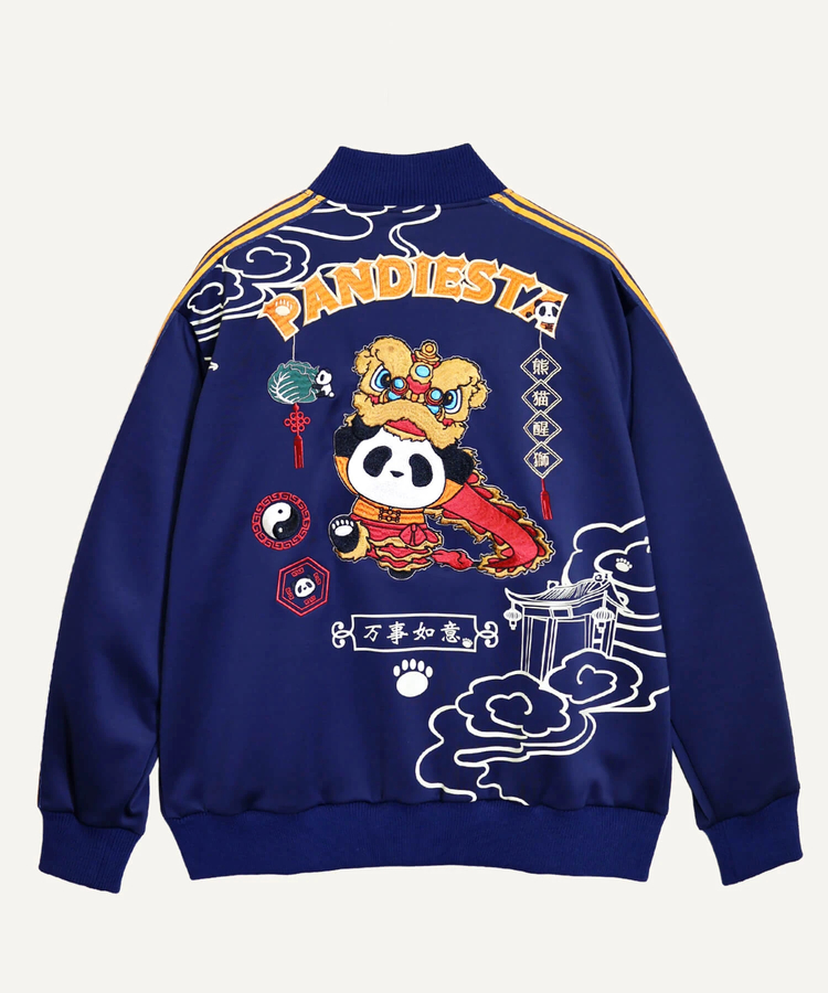 PANDIESTA(パンディエスタ) |SB PANDIESTA オリエンタル獅子 パンダ ライン ジャージ ブルゾン(536206 MENS/WOMENS）