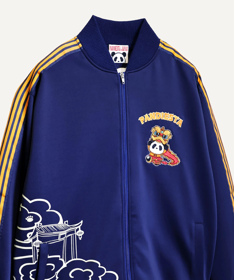 PANDIESTA(パンディエスタ) |SB PANDIESTA オリエンタル獅子 パンダ ライン ジャージ ブルゾン(536206 MENS/WOMENS）