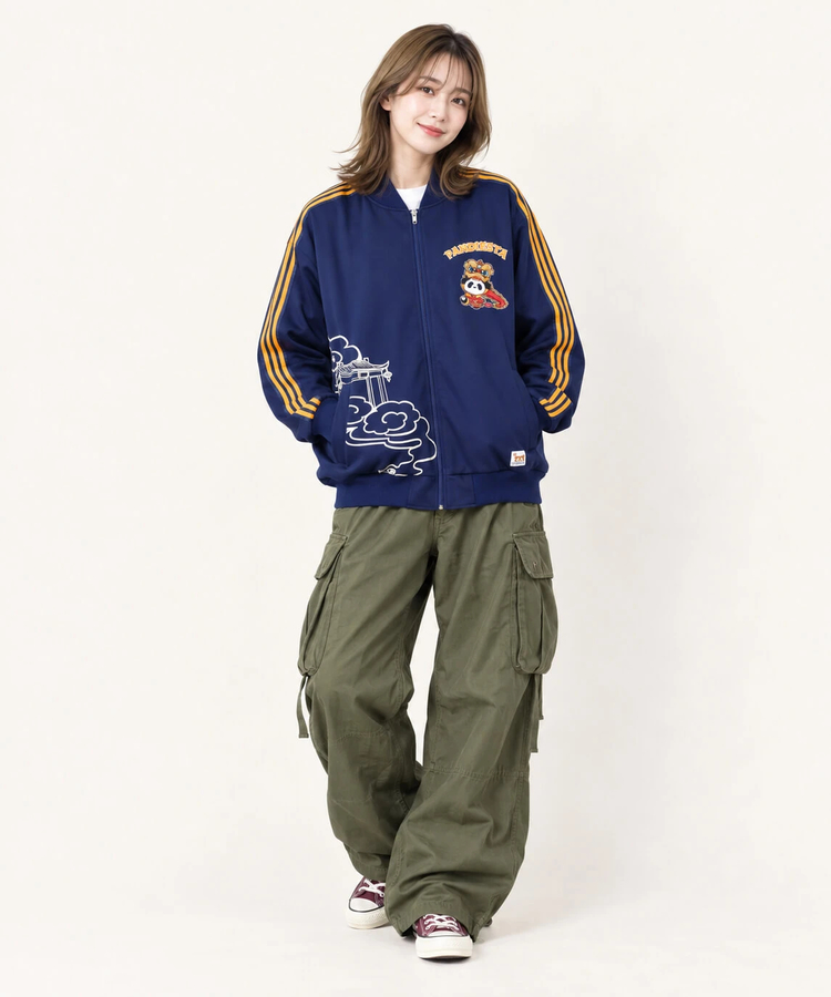 PANDIESTA(パンディエスタ) |SB PANDIESTA オリエンタル獅子 パンダ ライン ジャージ ブルゾン(536206 MENS/WOMENS）