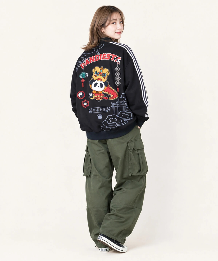 PANDIESTA(パンディエスタ) |SB PANDIESTA オリエンタル獅子 パンダ ライン ジャージ ブルゾン(536206 MENS/WOMENS）