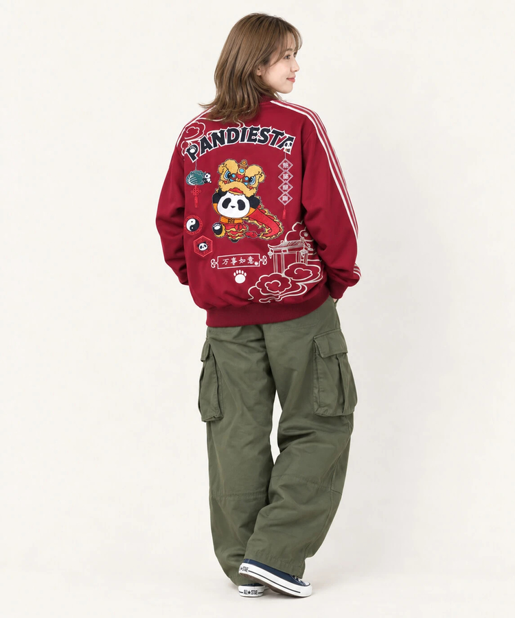 PANDIESTA(パンディエスタ) |SB PANDIESTA オリエンタル獅子 パンダ ライン ジャージ ブルゾン(536206 MENS/WOMENS）