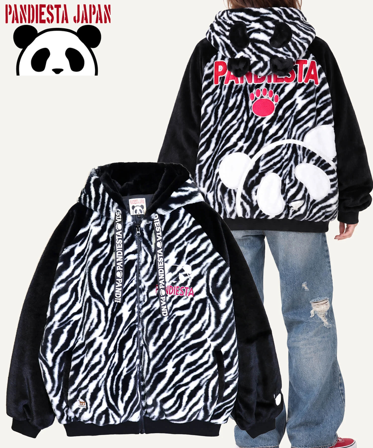 PANDIESTA(パンディエスタ) |SB PANDIESTA なりきりパンダ フェイクファー パーカー ブルゾン(536211 MENS/WOMENS）