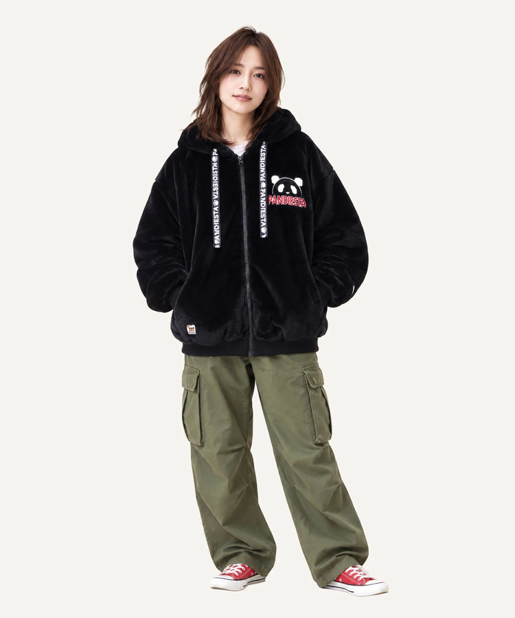 PANDIESTA(パンディエスタ) |SB PANDIESTA なりきりパンダ フェイクファー パーカー ブルゾン(536211 MENS/WOMENS）