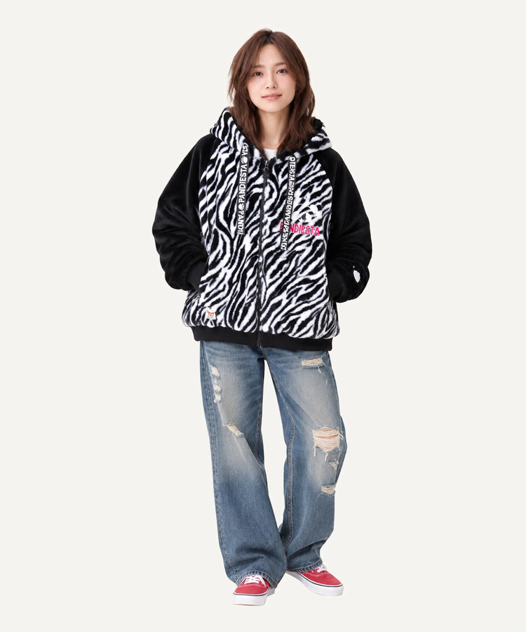 PANDIESTA(パンディエスタ) |SB PANDIESTA なりきりパンダ フェイクファー パーカー ブルゾン(536211 MENS/WOMENS）