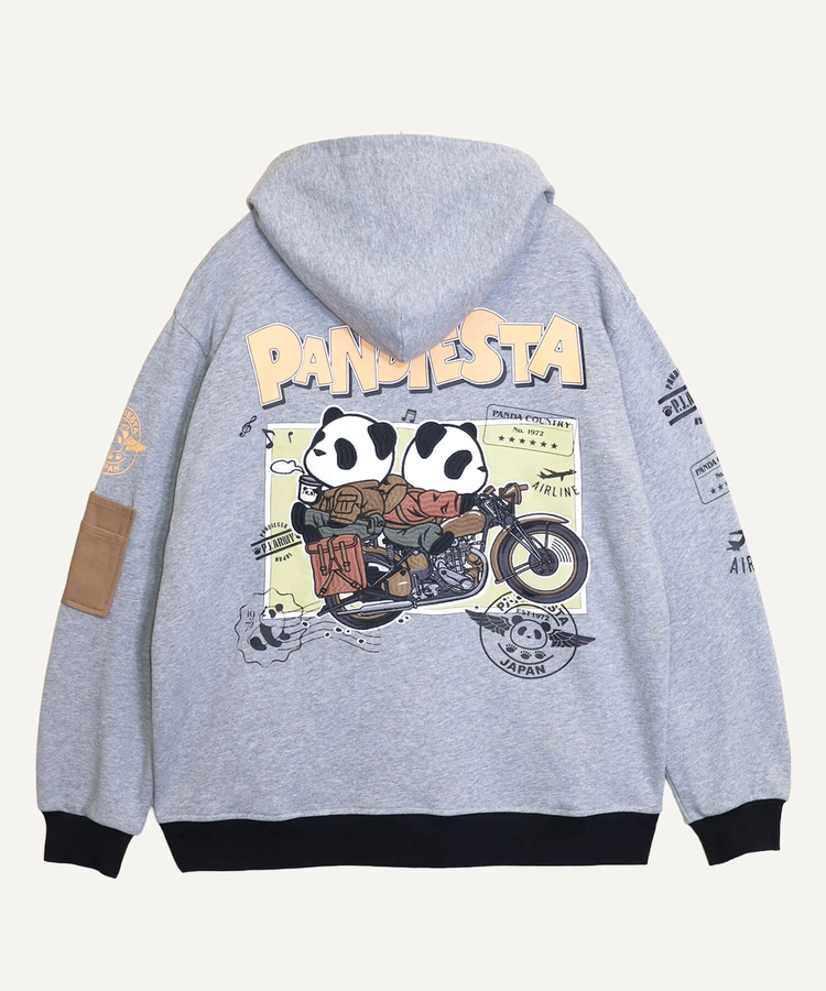 PANDIESTA(パンディエスタ) |SB PANDIESTA タンデムライド パンダ フルジップパーカー(536600 MENS/WOMENS）