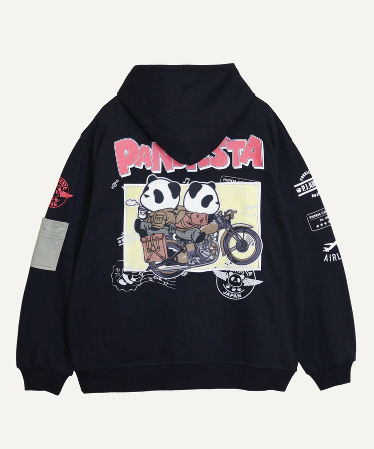 PANDIESTA(パンディエスタ) |SB PANDIESTA タンデムライド パンダ フルジップパーカー(536600 MENS/WOMENS）
