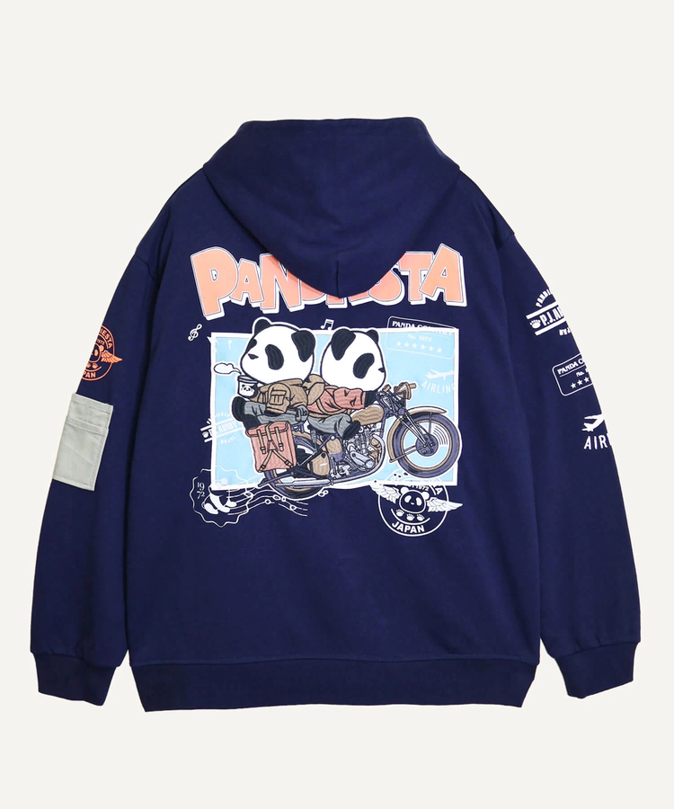 PANDIESTA(パンディエスタ) |SB PANDIESTA タンデムライド パンダ フルジップパーカー(536600 MENS/WOMENS）