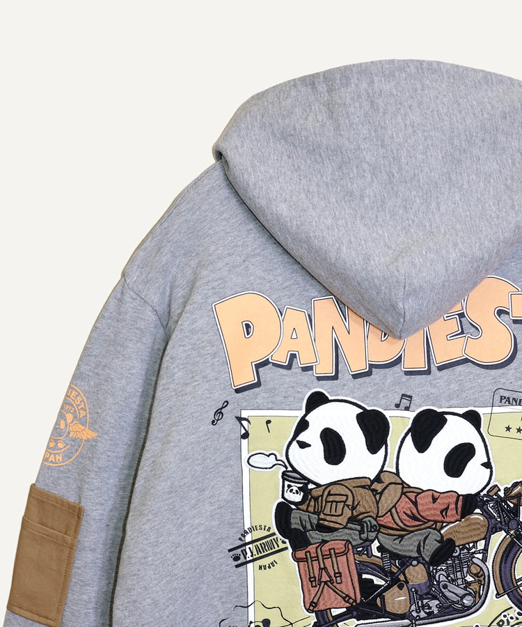 PANDIESTA(パンディエスタ) |SB PANDIESTA タンデムライド パンダ フルジップパーカー(536600 MENS/WOMENS）