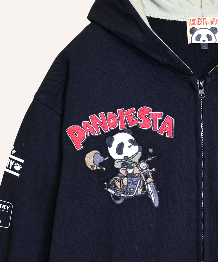 PANDIESTA(パンディエスタ) |SB PANDIESTA タンデムライド パンダ フルジップパーカー(536600 MENS/WOMENS）