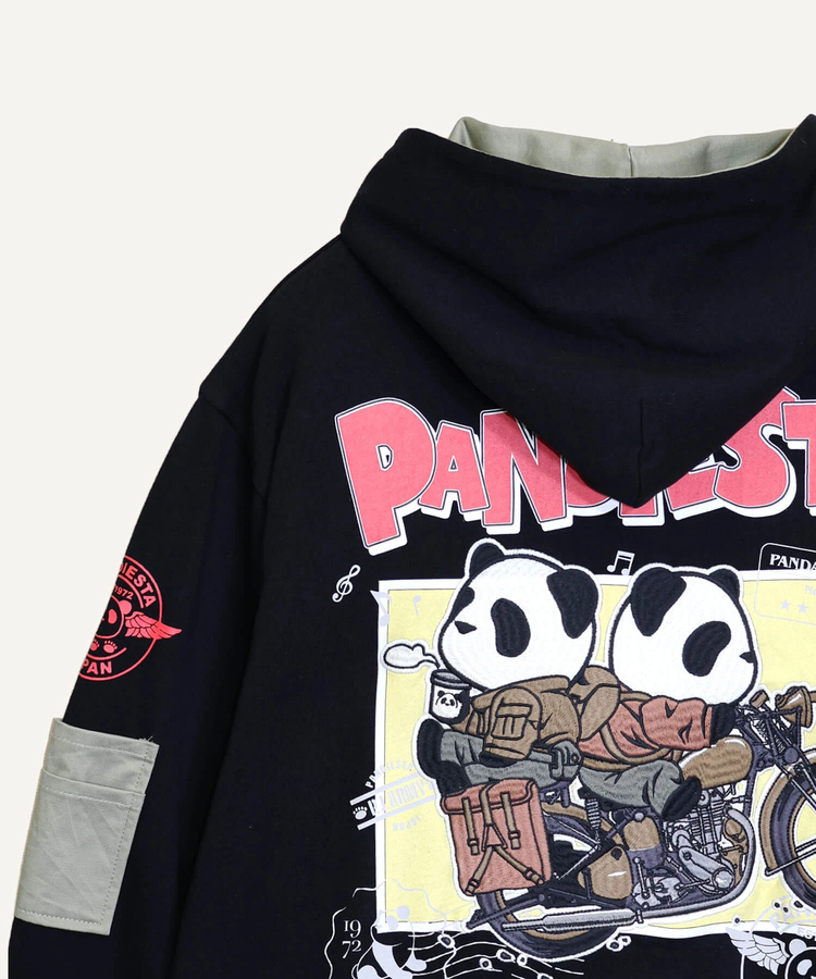 PANDIESTA(パンディエスタ) |SB PANDIESTA タンデムライド パンダ フルジップパーカー(536600 MENS/WOMENS）