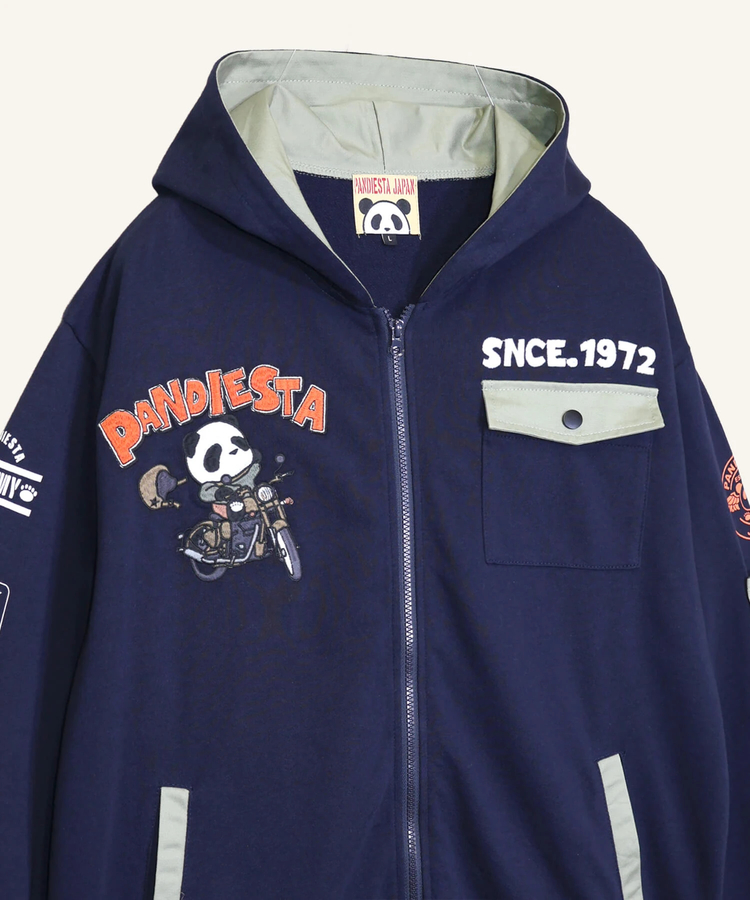 PANDIESTA(パンディエスタ) |SB PANDIESTA タンデムライド パンダ フルジップパーカー(536600 MENS/WOMENS）