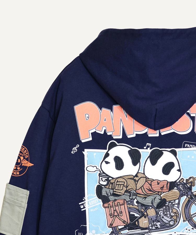 PANDIESTA(パンディエスタ) |SB PANDIESTA タンデムライド パンダ フルジップパーカー(536600 MENS/WOMENS）