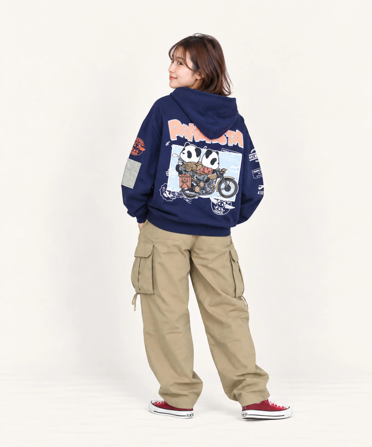 PANDIESTA(パンディエスタ) |SB PANDIESTA タンデムライド パンダ フルジップパーカー(536600 MENS/WOMENS）