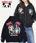 PANDIESTA(パンディエスタ) |SB PANDIESTA 熊猫風雷神 コースター フルジップパーカー(536602 MENS/WOMENS）