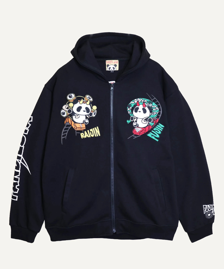 PANDIESTA(パンディエスタ) |SB PANDIESTA 熊猫風雷神 コースター フルジップパーカー(536602 MENS/WOMENS）