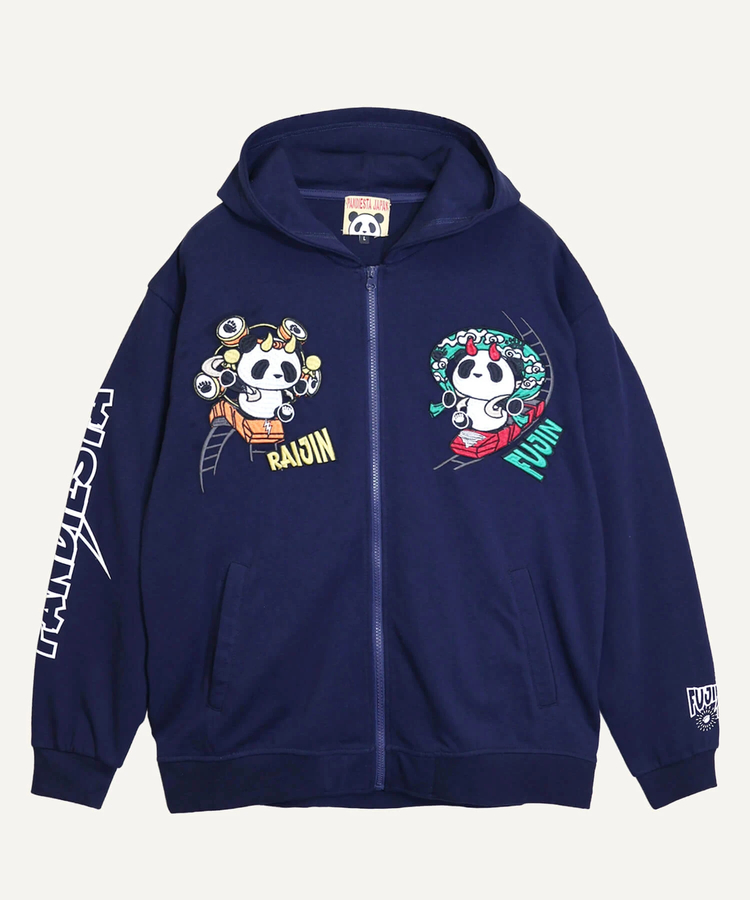 PANDIESTA(パンディエスタ) |SB PANDIESTA 熊猫風雷神 コースター フルジップパーカー(536602 MENS/WOMENS）